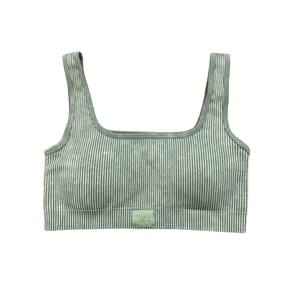 Sommer Ray Washed Seamless Ribbed Sports Bra Size S